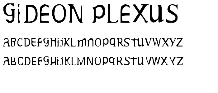 Gideon Plexus  font